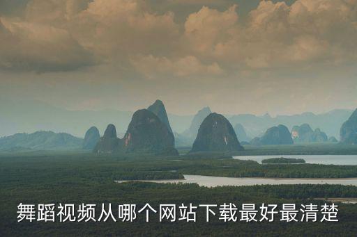 舞蹈视频从哪个网站下载最好最清楚