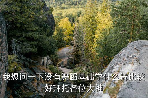 我想问一下没有舞蹈基础学什么舞比较好拜托各位大神
