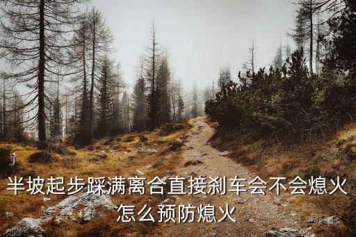 半坡起步踩满离合直接刹车会不会熄火怎么预防熄火