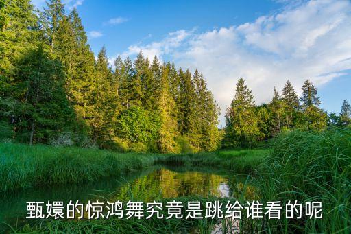 为什么让甄痔惊鸿舞，甄缳传甄缳跳惊鸿舞是第几集