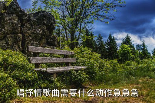 唱抒情歌曲需要什么动作急急急