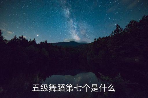 五级舞蹈第七个是什么
