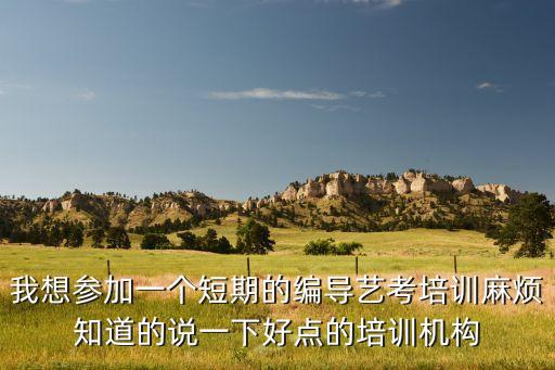 编导艺考培训，编导艺考培训