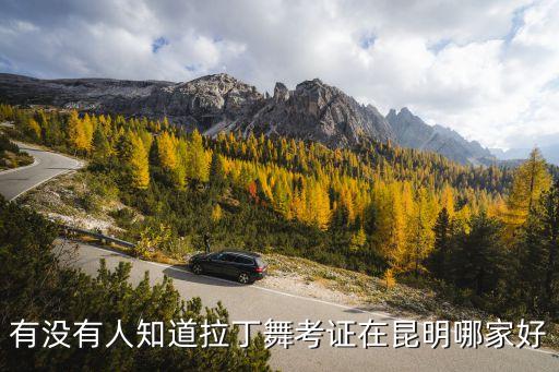 有没有人知道拉丁舞考证在昆明哪家好