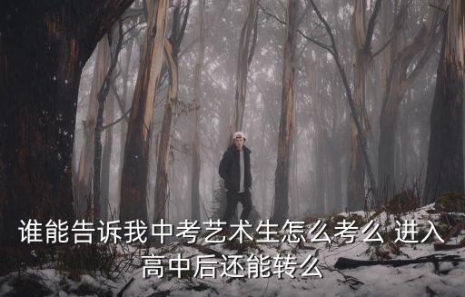 初中艺考生怎么考，初中生怎么报考艺术生啊