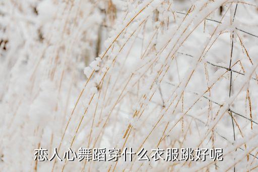 恋人心舞蹈穿什么衣服跳好呢