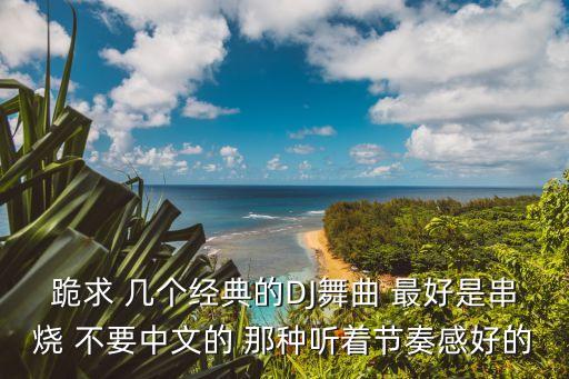 节奏感强的广场舞dj串烧，节奏感强的DJ舞曲多来几首 每首歌用豆号隔开
