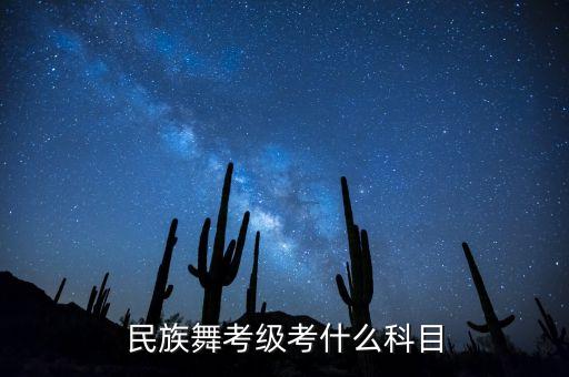 舞蹈考级什么内容，民族舞考级考什么科目