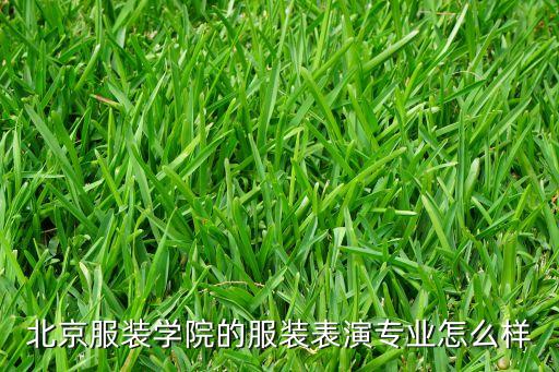 北京服装学院的服装表演专业怎么样