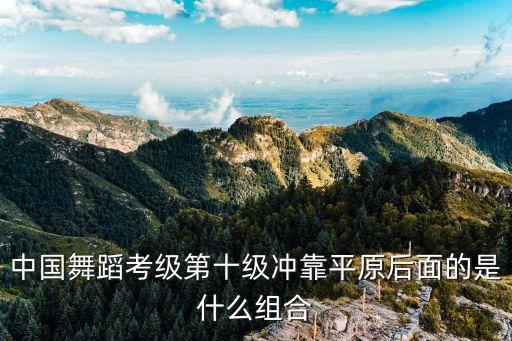 中国舞蹈考级第十级冲靠平原后面的是什么组合