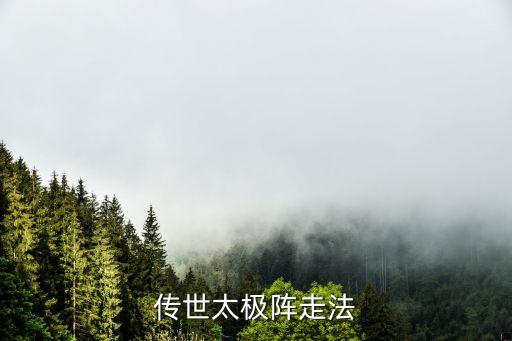 传世太极阵走法