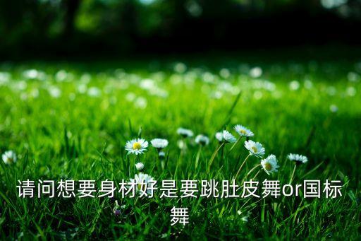 请问想要身材好是要跳肚皮舞or国标舞