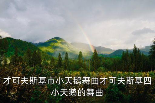 才可夫斯基市小天鹅舞曲才可夫斯基四小天鹅的舞曲
