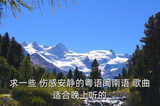 怎么唱伤心的你闽南语，求找一首歌伤心的你