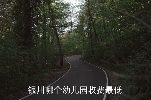银川哪个幼儿园收费最低