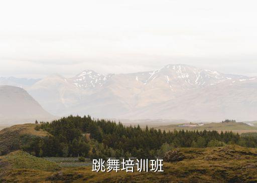 什么是舞蹈集训班，跳舞培训班