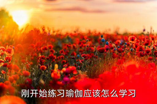 刚开始练习瑜伽应该怎么学习