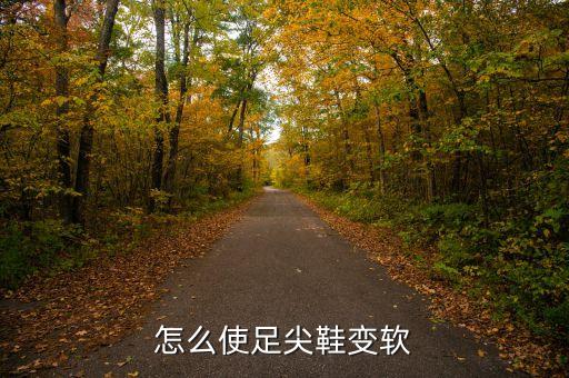 怎么使足尖鞋变软