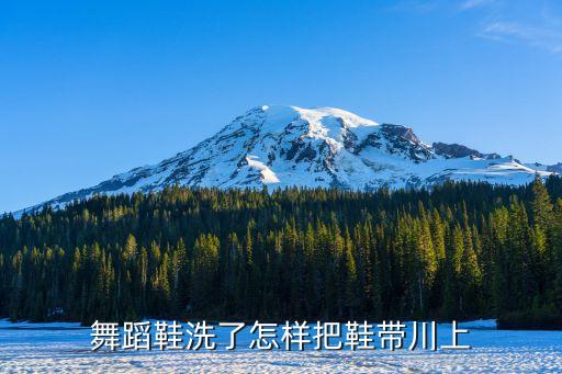 如何穿舞蹈鞋带，舞蹈鞋洗了怎样把鞋带川上