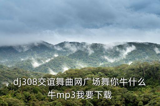 dj308交谊舞曲网广场舞你牛什么牛mp3我要下载