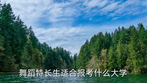 舞蹈特长生适合报考什么大学