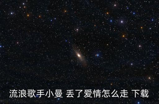 一首dj歌曲丢了爱情怎么走，流浪歌手小曼 丢了爱情怎么走 下载