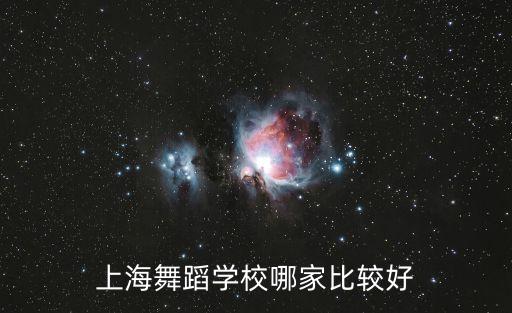 上海舞蹈学校哪家比较好