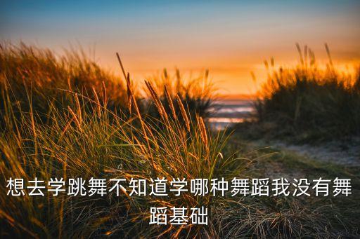 想要跳舞必须学什么舞蹈，我想要学跳舞请问学什么舞好