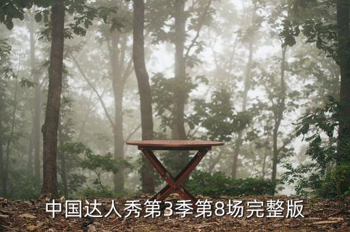 中国达人秀第3季第8场完整版