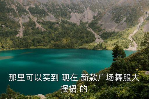 那里可以买到 现在 新款广场舞服大摆裙 的