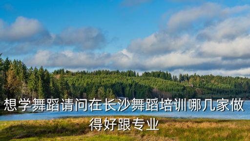 长沙哪家学舞蹈的机构好，想学舞蹈请问在长沙舞蹈培训哪几家做得好跟专业