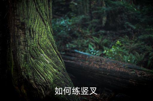 如何练竖叉