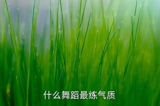 什么舞蹈最练气质