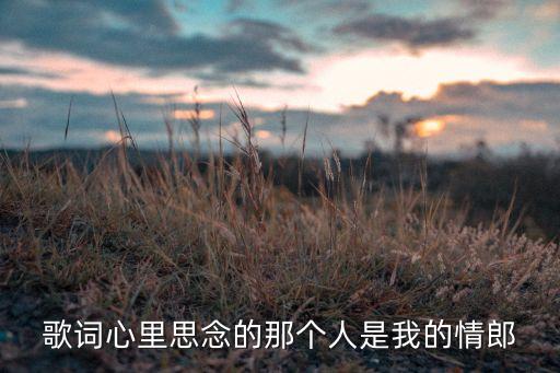 我的情郎姑娘什么歌，我的情郎哥哥你在哪里是什么歌