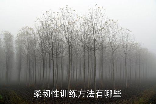 柔韧性训练方法有哪些