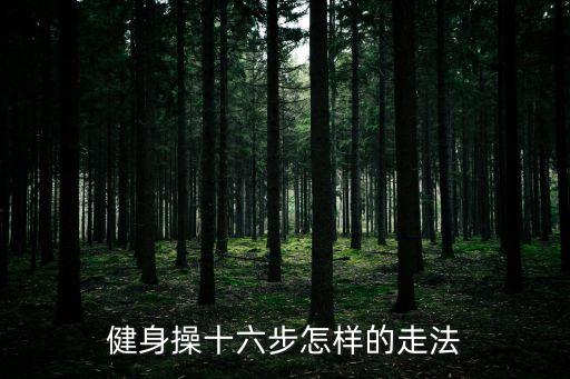 健身操十六步怎样的走法