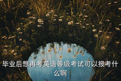 毕业后想再考英语等级考试可以报考什么啊