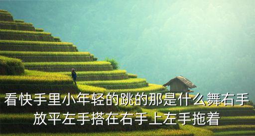 看快手里小年轻的跳的那是什么舞右手放平左手搭在右手上左手拖着