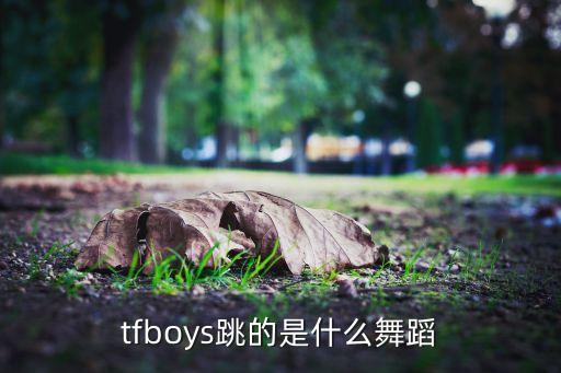 tfboys跳的是什么舞蹈