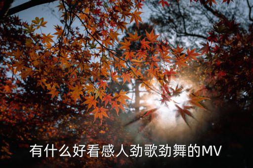 有什么好看感人劲歌劲舞的MV