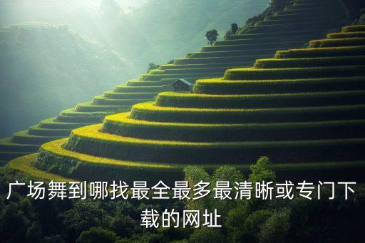 最红广场舞视频大全下载，哪个网址又广场舞下载