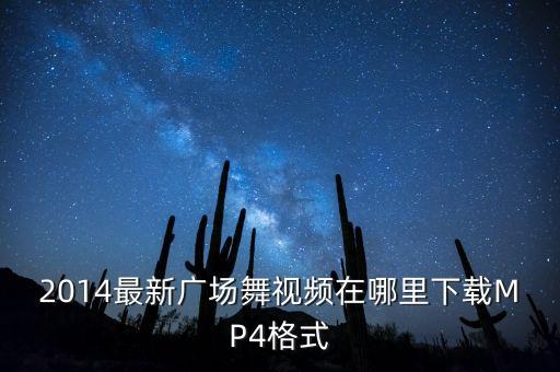 2014最新广场舞视频在哪里下载MP4格式
