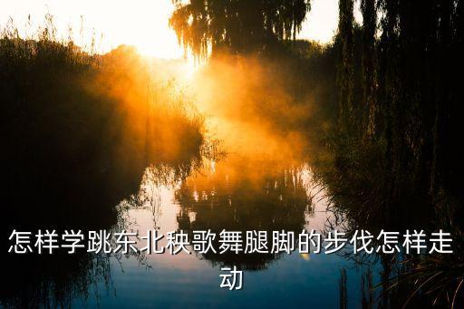 怎样学跳东北秧歌舞腿脚的步伐怎样走动