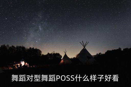 舞蹈对型舞蹈POSS什么样子好看
