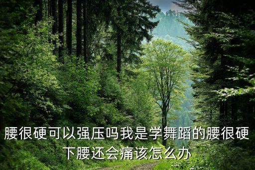 舞蹈下腰疼痛怎么办，练下腰练到腰下半部的骨头痛是什么原因有什么好的解决方法么
