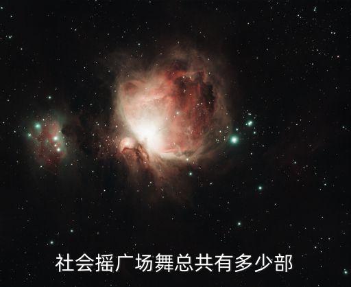 社会摇广场舞总共有多少部