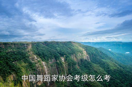 中国舞蹈家协会考级怎么考