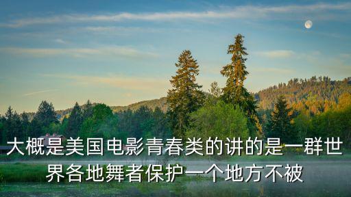 大概是美国电影青春类的讲的是一群世界各地舞者保护一个地方不被