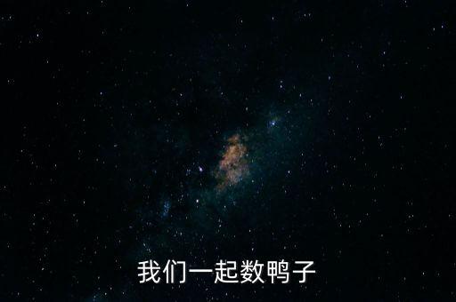 我们一起数鸭子