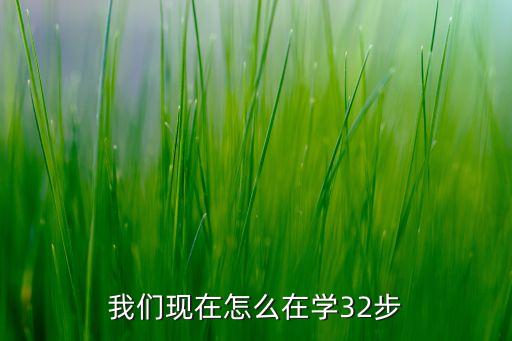 我们现在怎么在学32步
